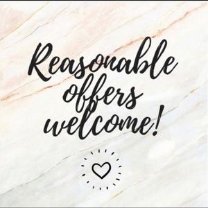 Reasonable Offers are Welcome!